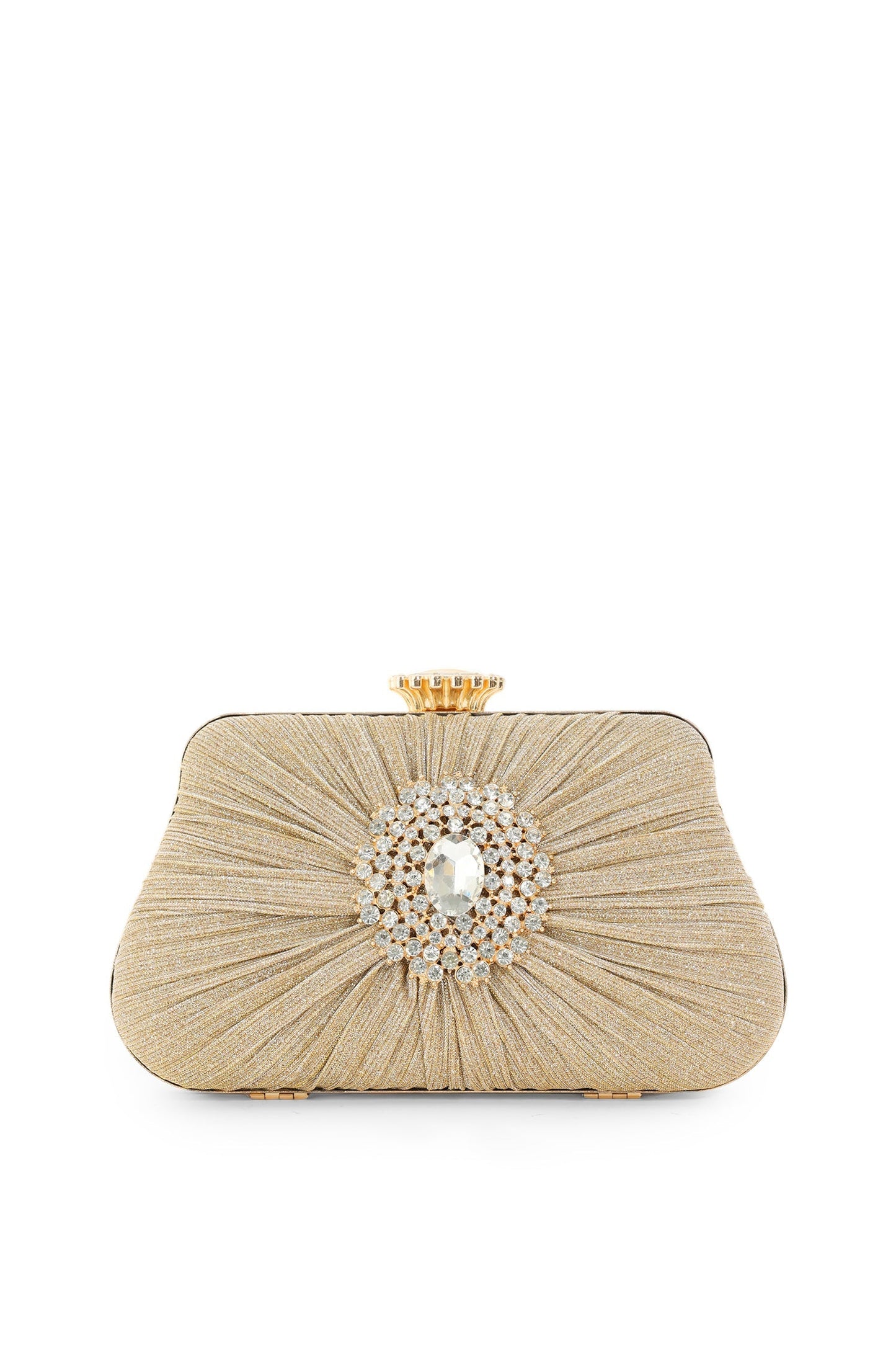 Pochette Fero con diamante plissettato