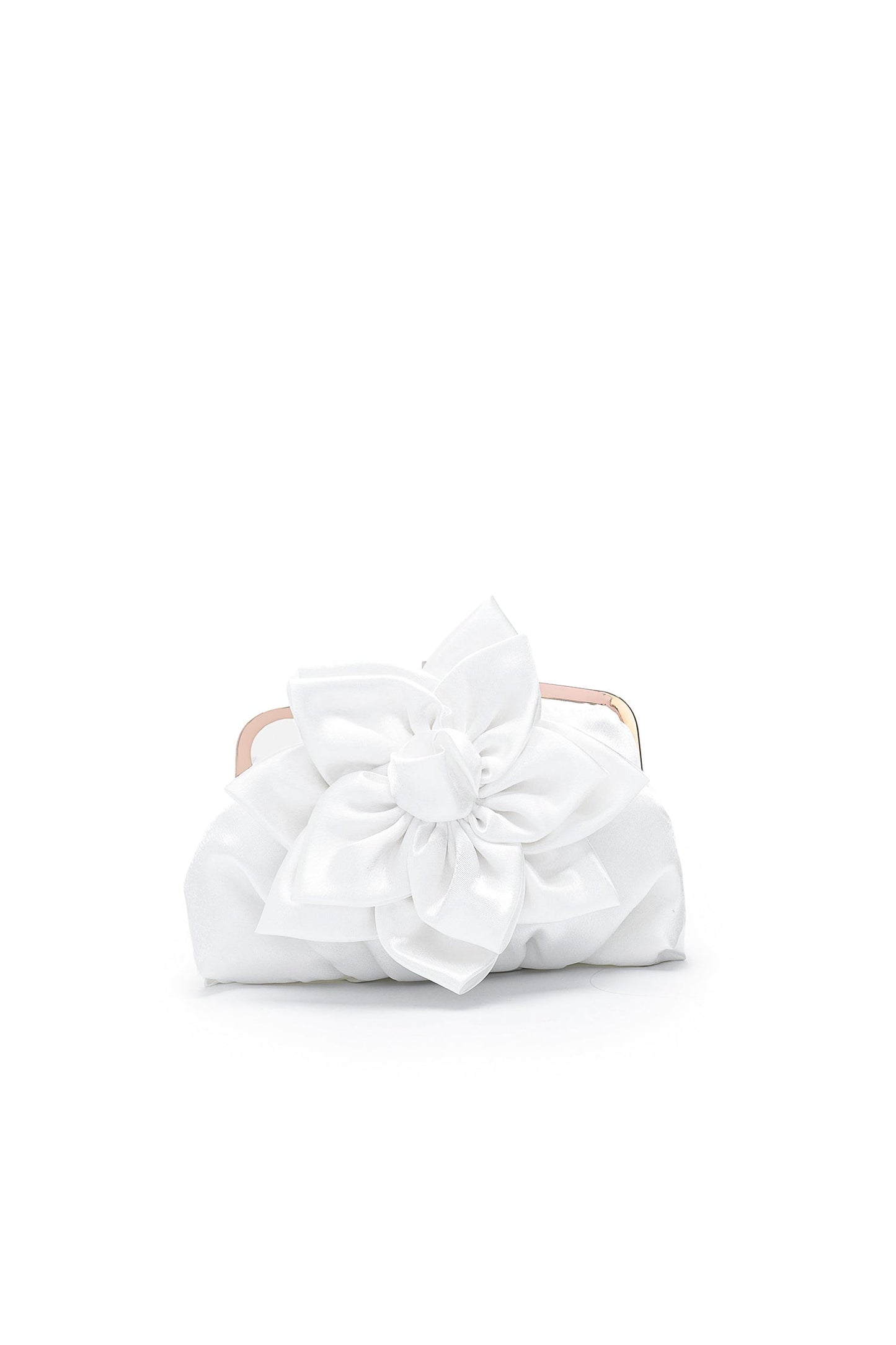 Pochette con fibbia fiore Finch