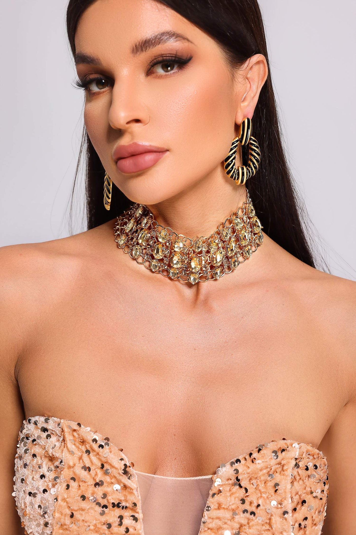 Collana con strass Sandra