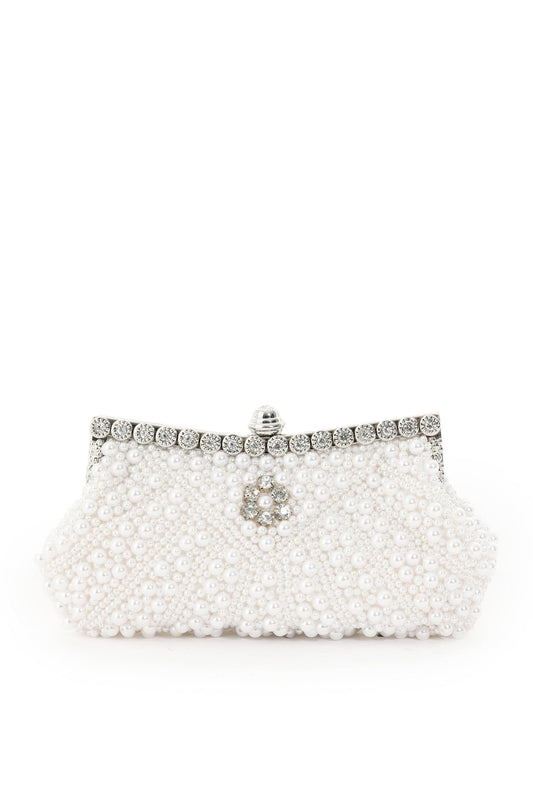 Pochette con diamanti Hlasa Pearls