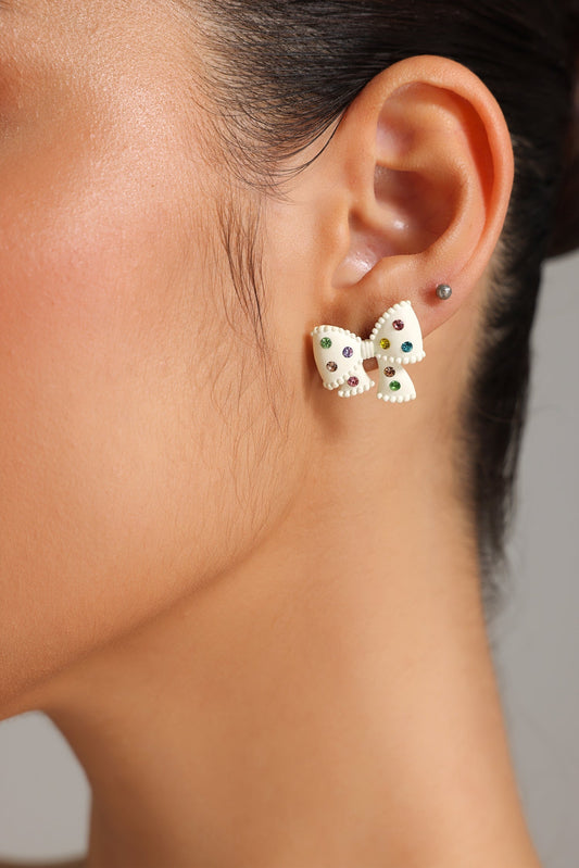 Orecchini Diane Mini Diamante Bow Knot