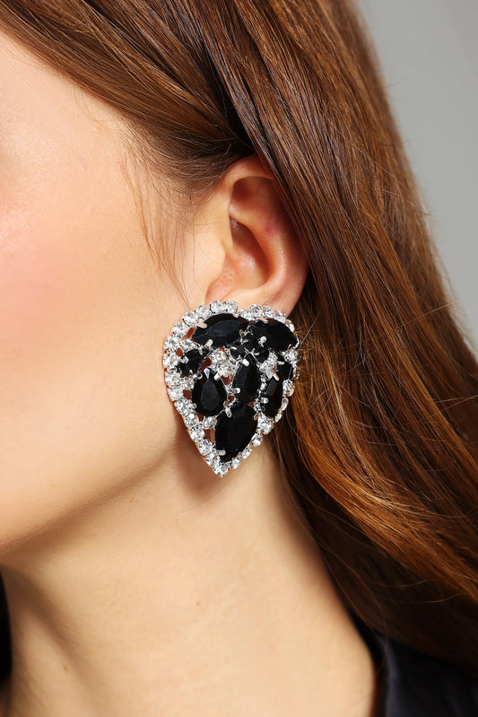 Orecchini con diamanti Ethel Heart