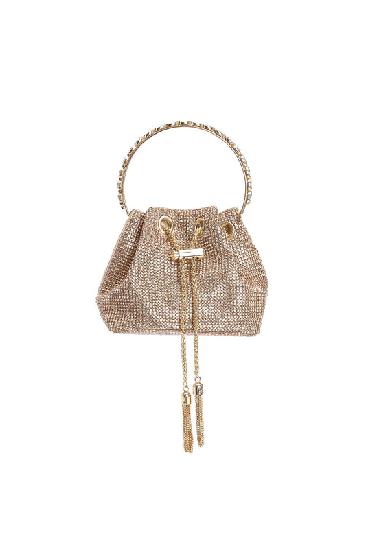 Borsa con manico a frange Makila Diamante