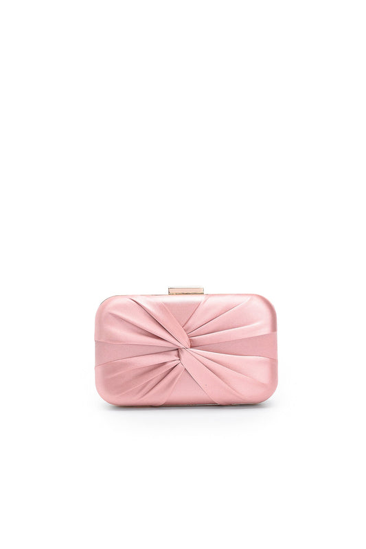 Pochette Rocelle in raso intrecciato