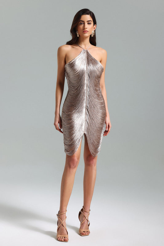 Abito dalla fasciatura Yuhie Halter Tessels