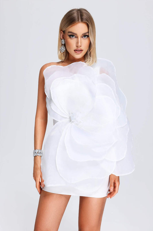 Abito Mini tubo per fiore Nydia Mesh