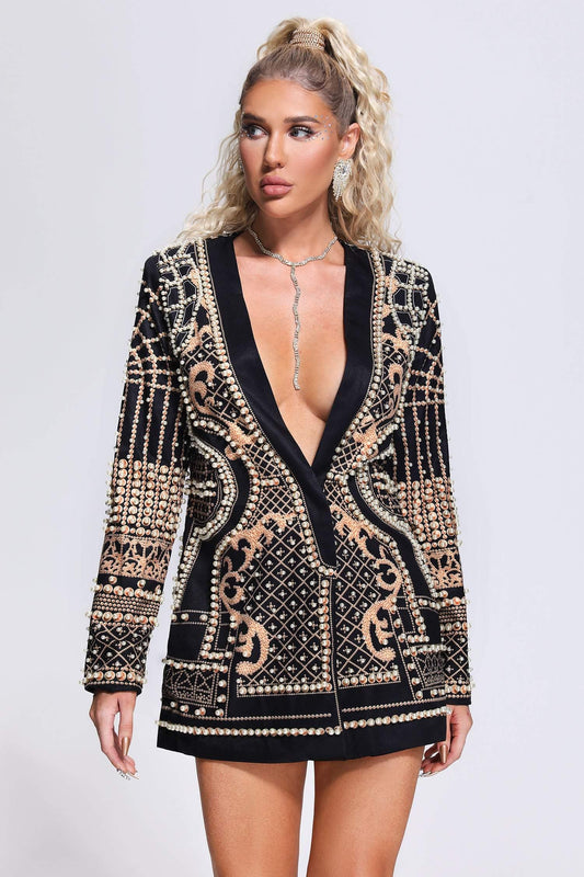 Abito blazer con perle Dole
